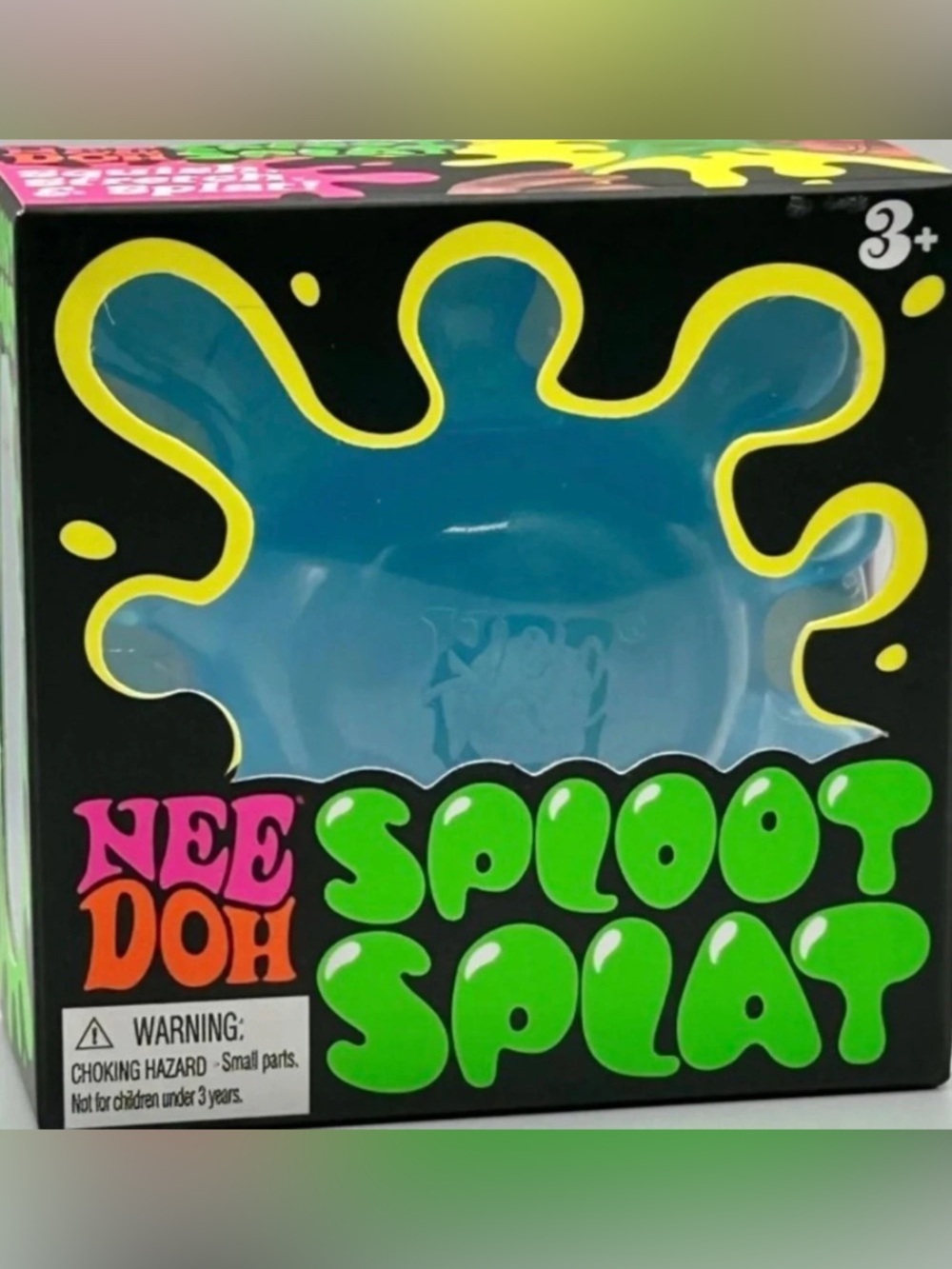 Nee Doh Splotter Splatter Sensory Toy Green & Blue